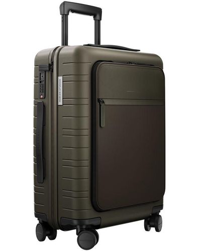 Horizn Studios H5 Essential Glossy Cabine Luggage (35L) - Green
