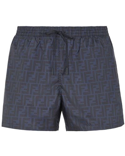 Fendi Swim Shorts - Blue