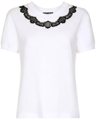 Dolce & Gabbana Tshirt Manica Corta - White