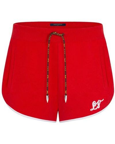 Louis Vuitton Retro Mini Shorts - Red