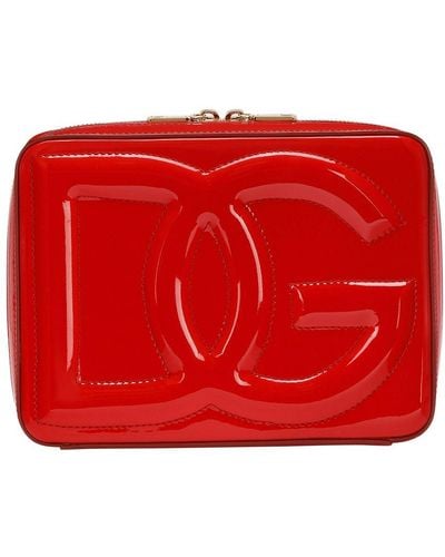 Dolce & Gabbana Medium Dg Logo Camera Bag - Red
