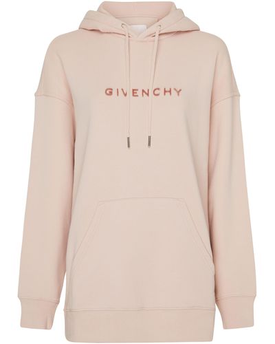 Givenchy Sweatshirt à capuche oversized - Rose