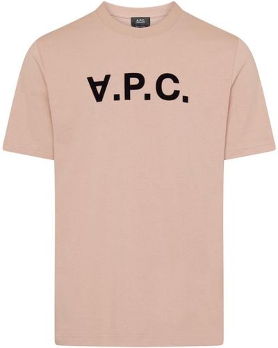A.P.C. T-Shirt Grand VPC - Pink