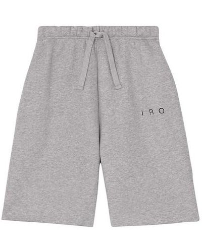 IRO Fleece-Shorts Liono - Grau
