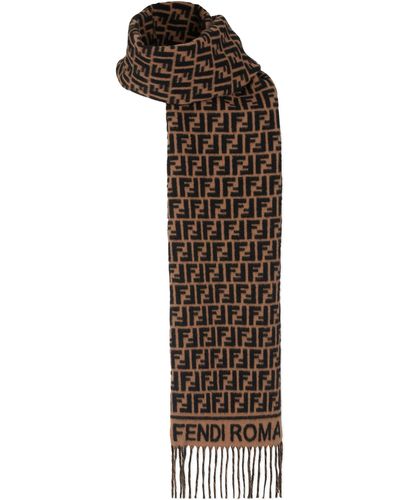 Fendi FF Schal - Braun