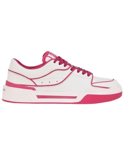 Dolce & Gabbana ‘New Roma’ Sneakers - Pink