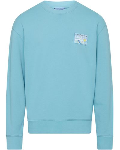 Maison Kitsuné X Vilebrequin - Sweatshirt Comfort - Blau