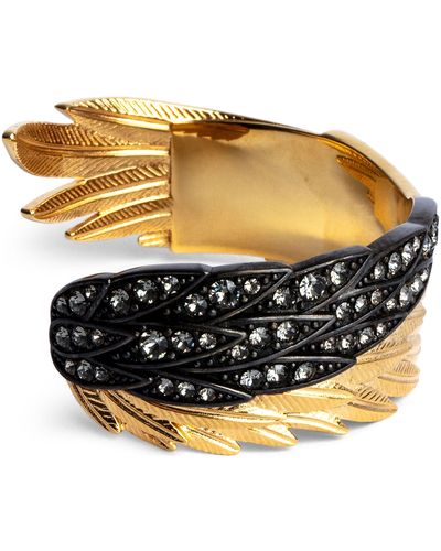 Zadig & Voltaire Bracelet Rock Feather - Métallisé