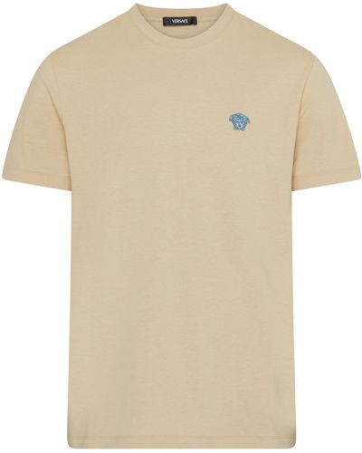 Versace Kurzarm-T-Shirt - Natur