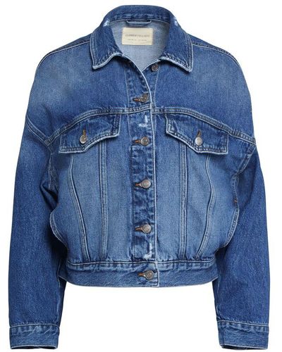 Current/Elliott The Cropped Dak Jacket - Blue