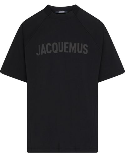 Jacquemus T-Shirt Typo - Schwarz