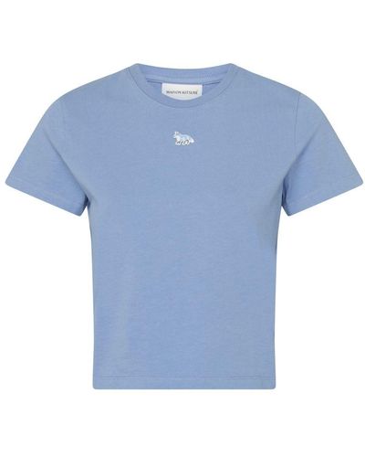 Maison Kitsuné Baby Fox Short-Sleeved T-Shirt - Blue