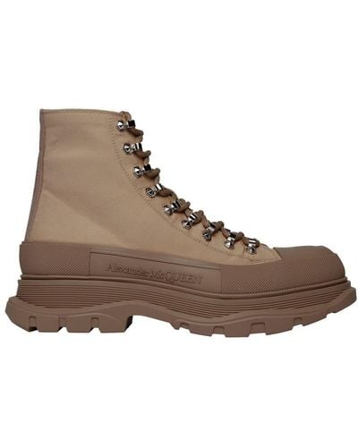 Alexander McQueen Tread Slick Boots - Brown