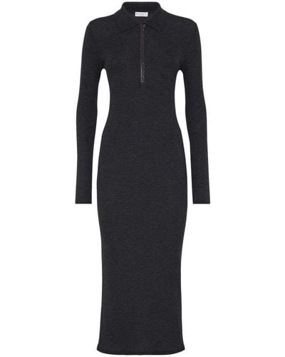 Brunello Cucinelli Knit Dress - Black