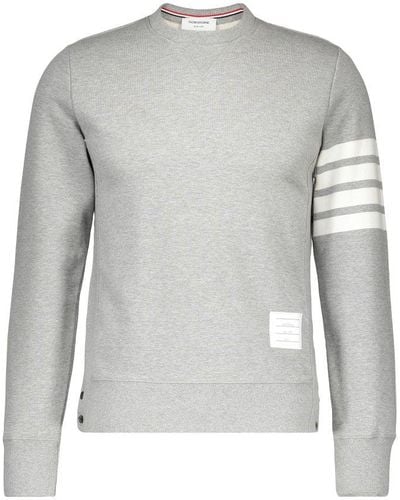 Thom Browne 4-Bar Sweatshirt - Gray