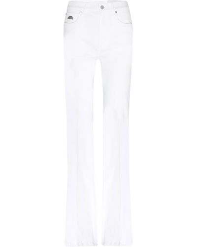 Alexander McQueen Pantalon en denim - Blanc