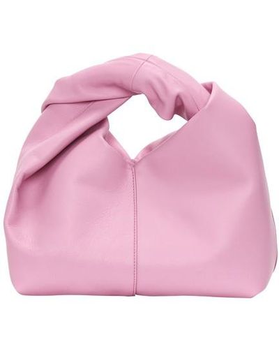 JW Anderson Mini sac twister hobo - mini sac en cuir - Rose
