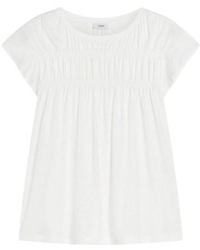 Closed T Shirt With Frills - White