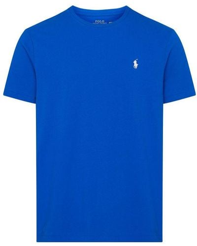 Polo Ralph Lauren Short-sleeved T-shirt With Logo - Blue