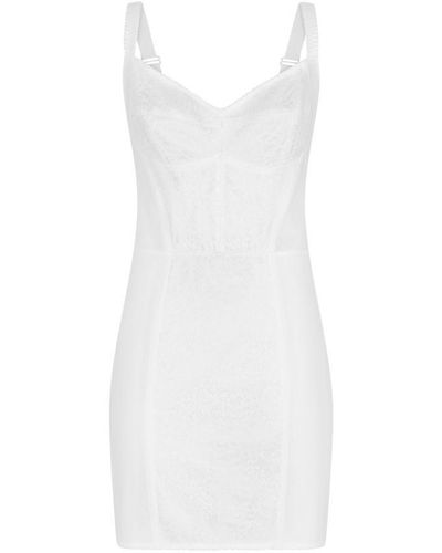 Dolce & Gabbana Corset-Style Slip Dress - White
