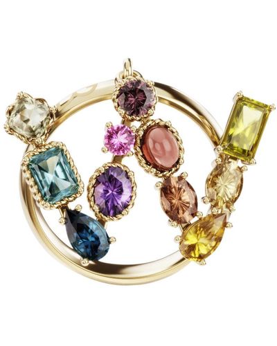 Dolce & Gabbana Alphabet W Ring - Multicolor