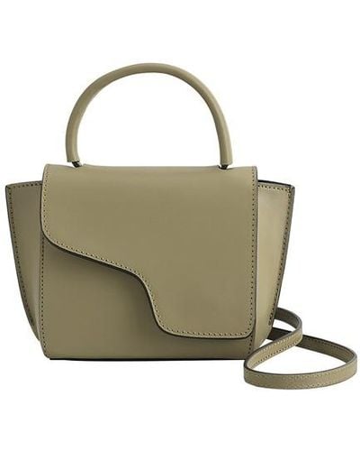 Atp Atelier Montalcino Leather Mini Handbag - Green