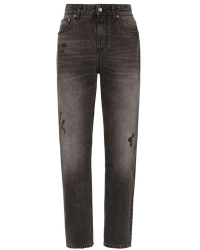Dolce & Gabbana Boyfriend Jeans - Grey