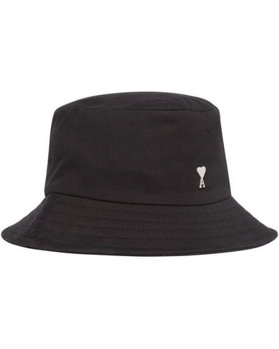Ami Paris Ami De Cœur Bucket Hat - Black