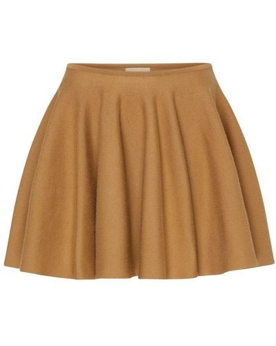 Khaite Ulli Skirt - Brown
