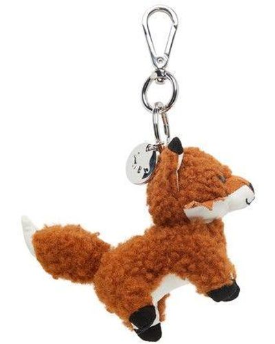 Maison Kitsuné Small Fox Bag Charm - Brown