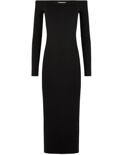 Galvan London Long Sleeve Aphrodite Dress - Black