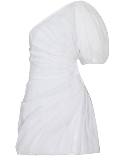 Chloé Asymmetrisches Minikleid - Weiß