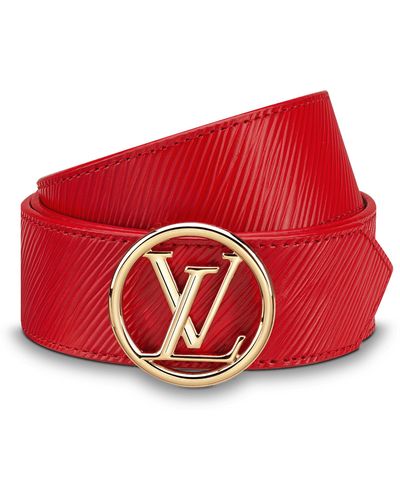 Louis Vuitton LV Circle Wendegürtel 35mm - Rot