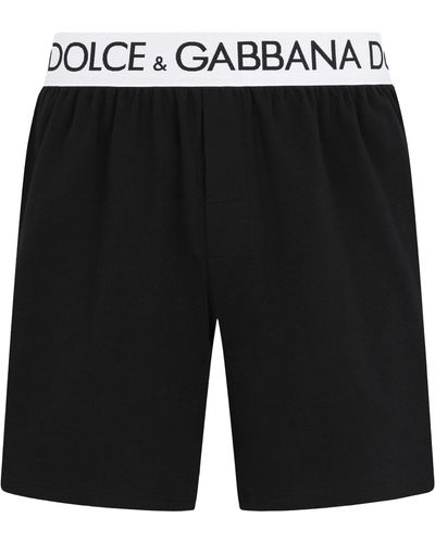 Dolce & Gabbana Boxer en jersey de coton bi-extensible - Noir