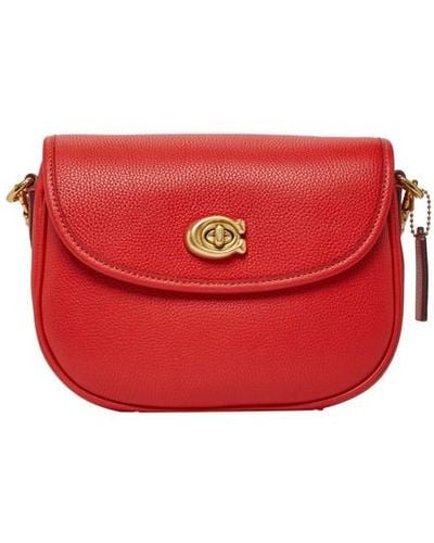 COACH Willow Saddle Bag - Red