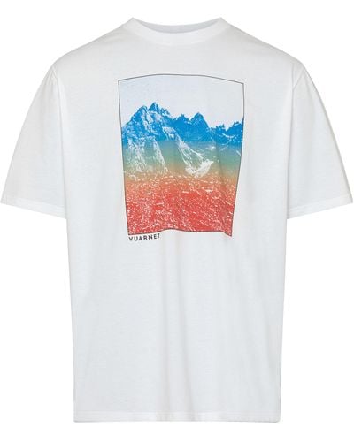 Vuarnet T-shirt avec dégradé - Blanc