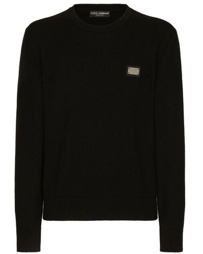 Dolce & Gabbana Cashmere And Wool Cardigan - Black