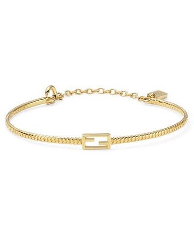 F is Fendi Bracelet - Gold-coloured bracelet | Fendi
