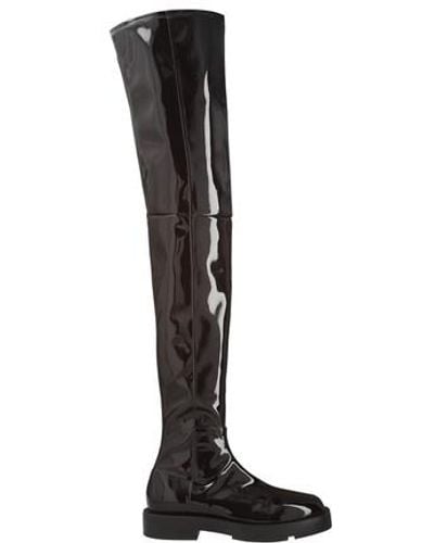 Givenchy Over The Knee Boots - Black
