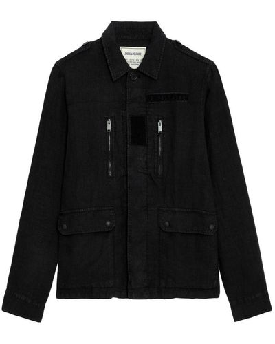 Zadig & Voltaire Kido Linen Jacket - Black