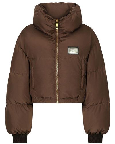 Dolce & Gabbana Coats - Brown