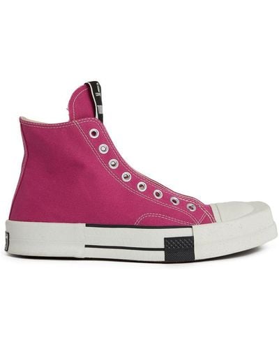 Rick Owens X Converse Turbodrk Laceless Hi Sneaker - Pink