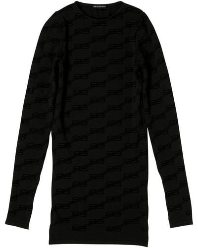 Balenciaga Crew Neck Sweater - Black