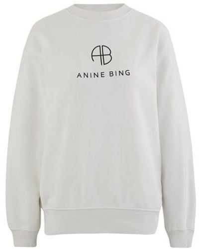 Anine Bing Ramona Sweatshirt - White