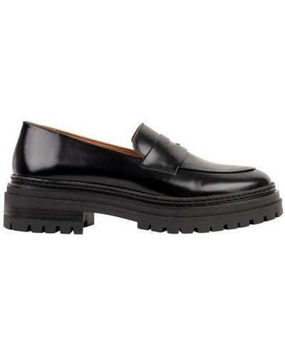 Black Bobbies Flats and flat shoes for Women | Lyst