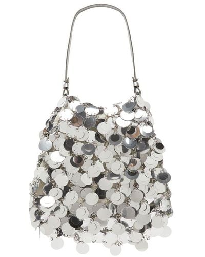 Rabanne Sparkle Handbag - White