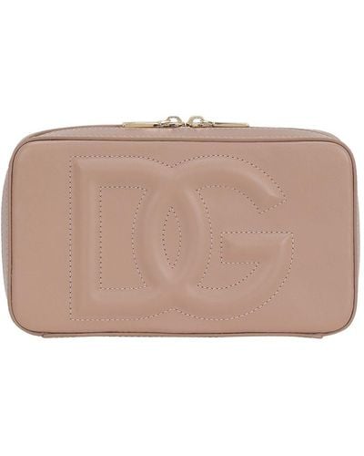 Dolce & Gabbana Small Dg Logo Camera Bag - Brown