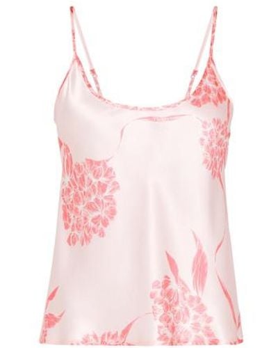La Perla Pyjama-Top aus Seide - Pink