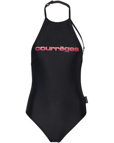 Courreges Lingerie Tech Jersey Body - Black