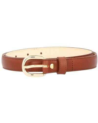 A.P.C. Rosetteen Leather Belt - Brown